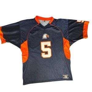 Carson Newman University Football Jesery #5 (NO SIZE TAG - REFER TO MEASUREMENTS